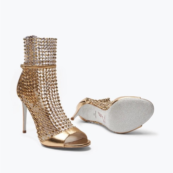 Elegant Gold Stiletto Heels - Picture 12 of 14